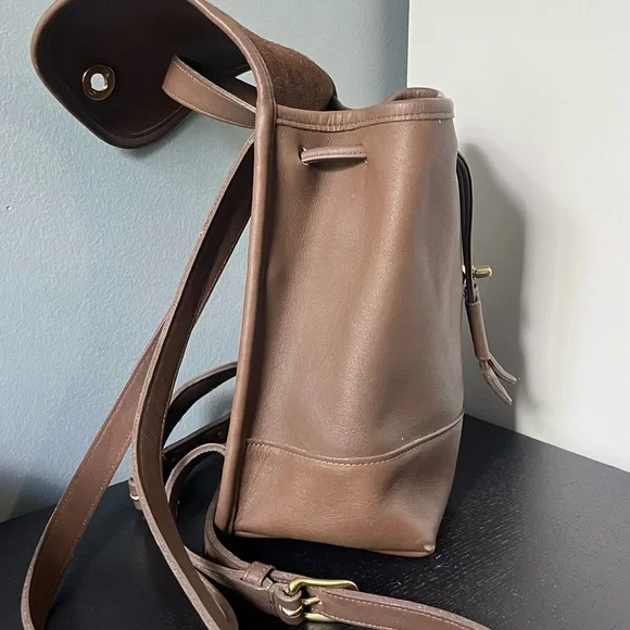 Vintage Coach Leather Backpack - Picture 5 of 9